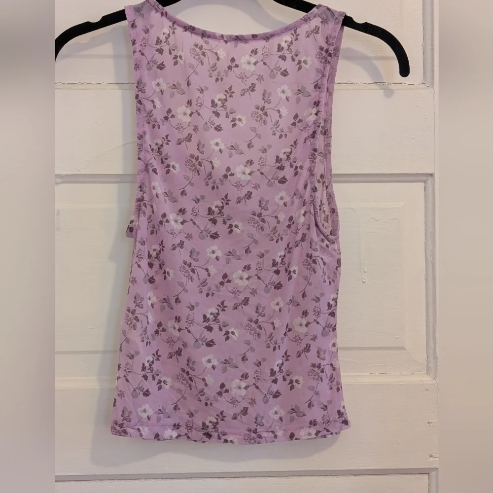 Free People Twosie for One Floral Mesh Tank & Cardigan Set Size Small